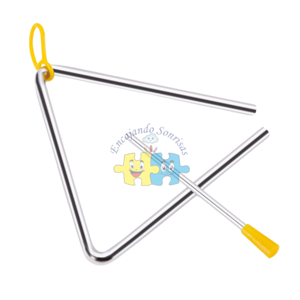 TRIANGULO DE METAL CROMADO