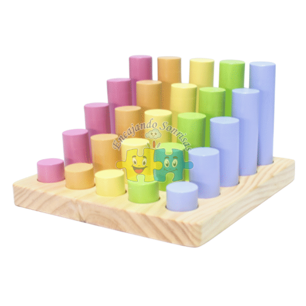 ENCAJE CILINDRO COLOR PASTEL