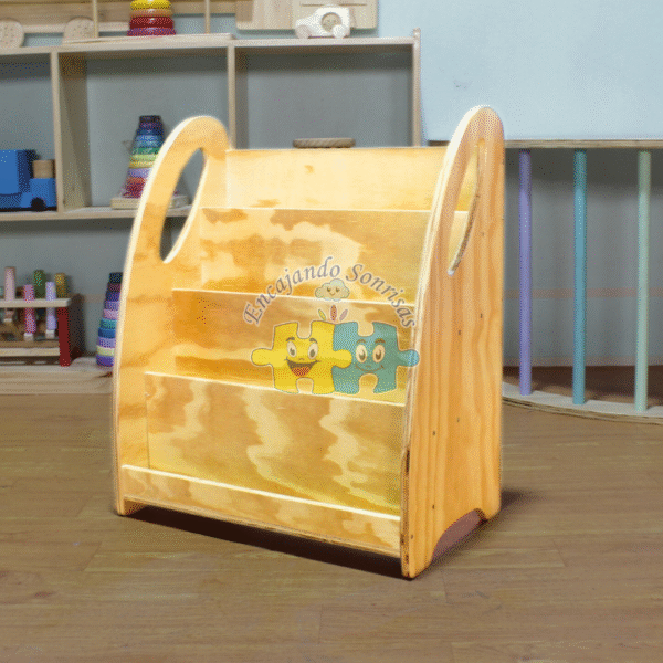 LIBRERO LINEAL COLOR NATURAL