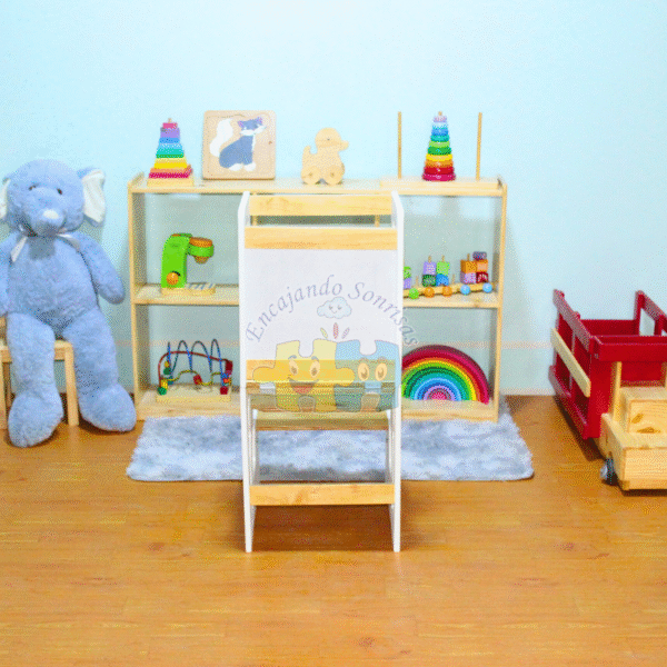 TORRE DE APRENDIZAJE 3 EN 1 MODELO ENCAJANDO SONRISAS BLANCO