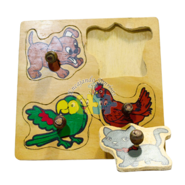 ROMPECABEZA DE ENCAJE PINES DE ANIMALES