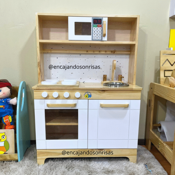 COCINITA MONTESSORI COLOR BLANCO